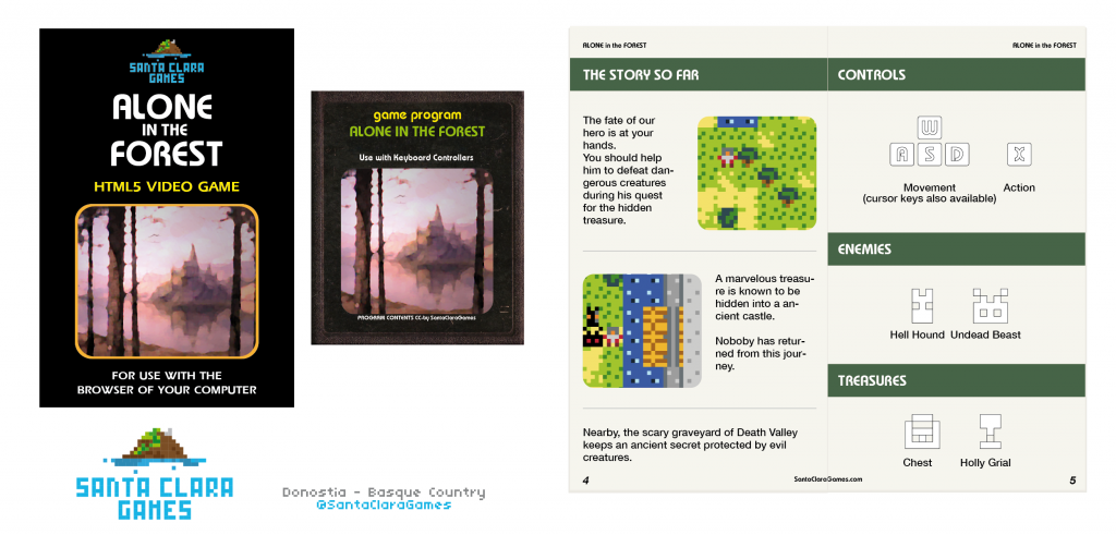 Alone in the Forest Videogame Manual